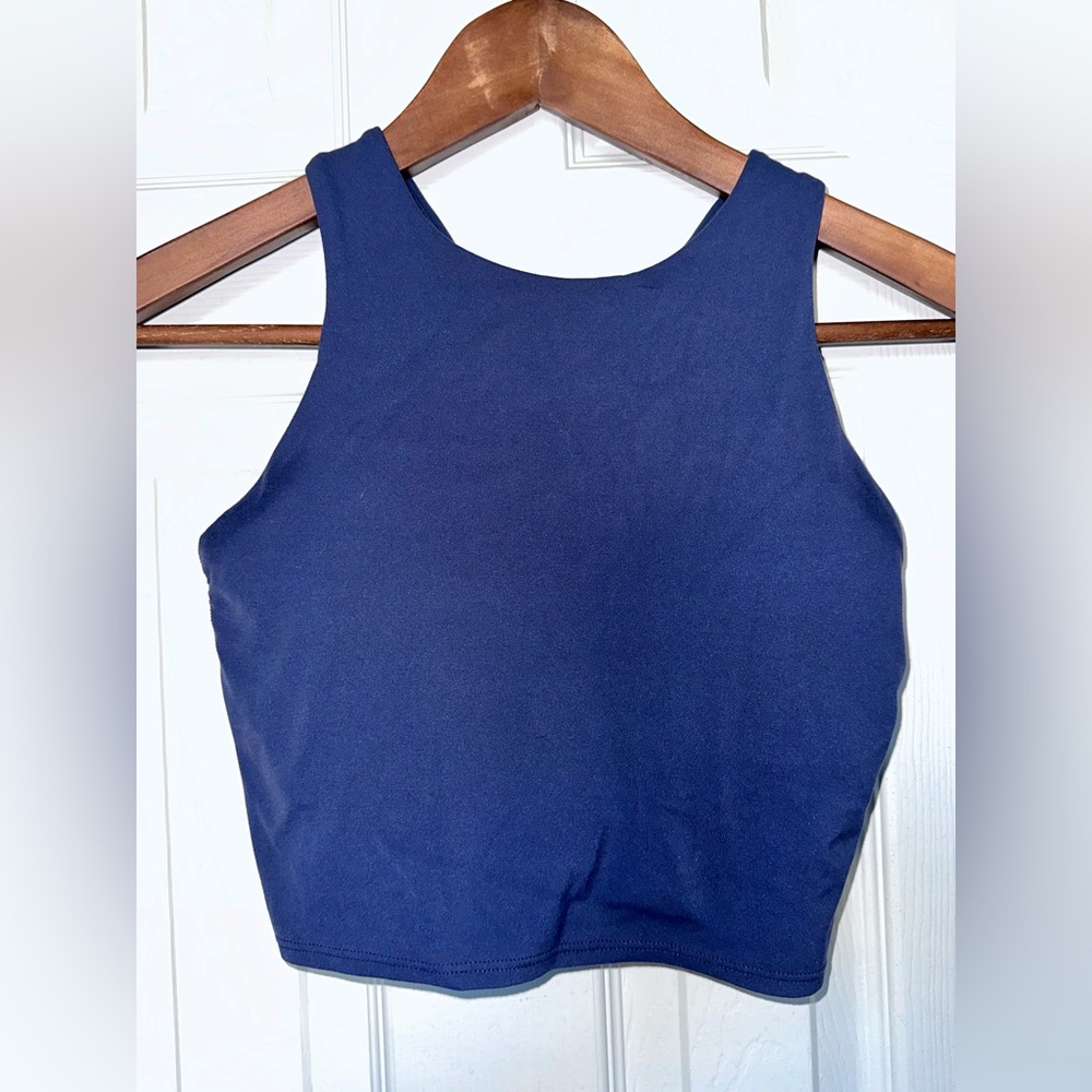 Athleta Conscious Crop Blue Size X-Small